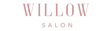 Text logo displaying "Willow Salon" in uppercase letters with a simple font.